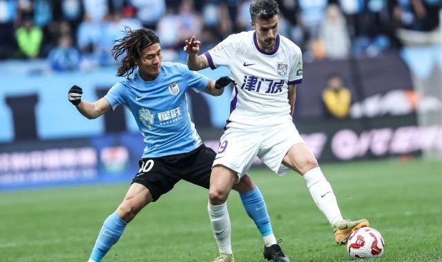 【中超】基莱斯破门卡兰加替补建功 英博1比1津门虎